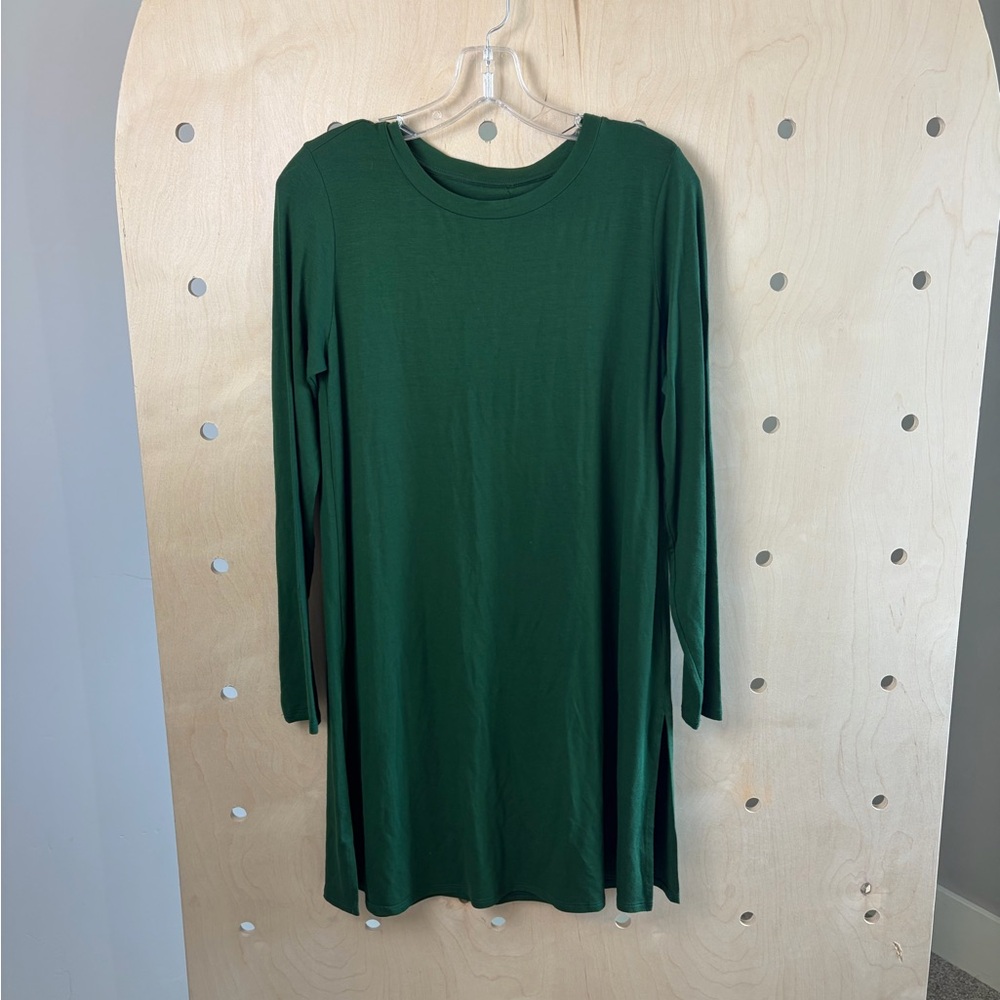 Eileen Fisher Hemlock Roundneck Tunic Viscose/Spandex Blend Size S? - Picture 2 of 6